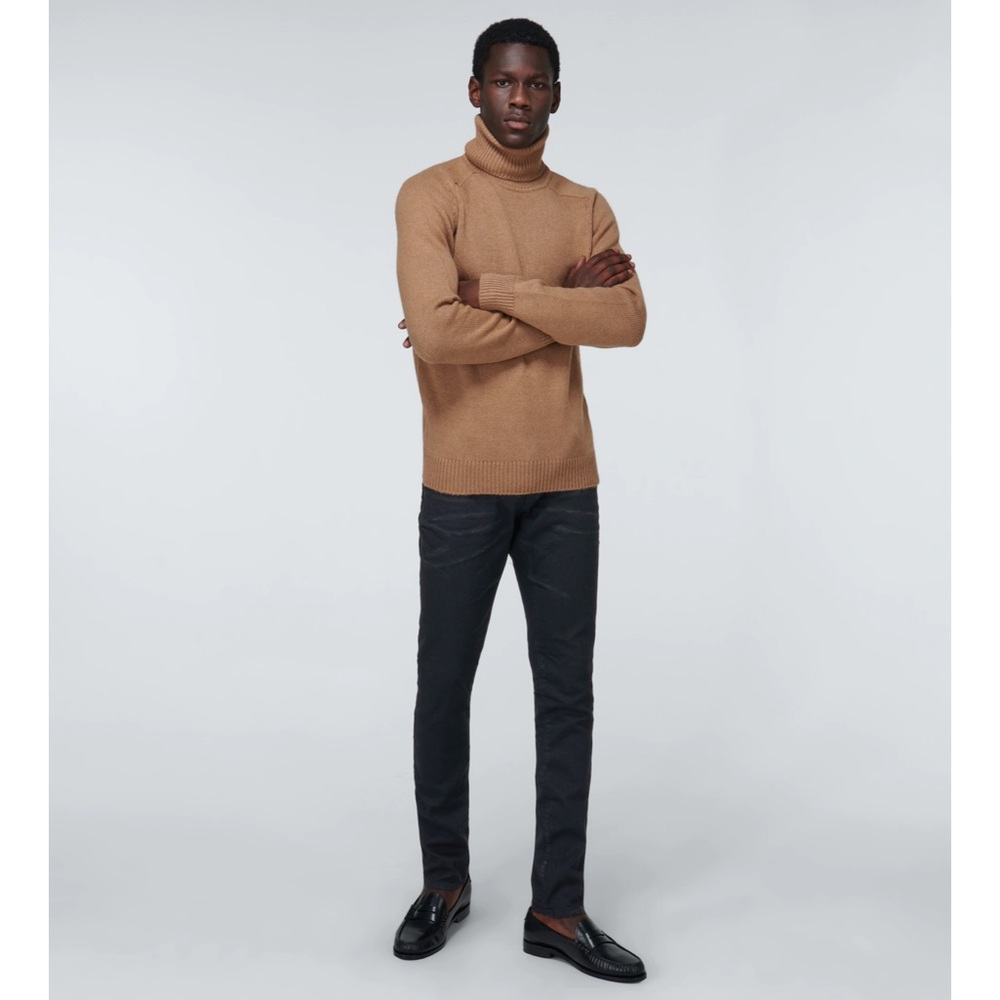 SAINT LAURENT Skinny-fit coated jeans